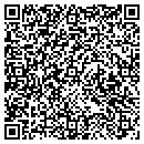 QR code with H & H Self Storage contacts