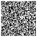 QR code with H & E Welding contacts