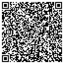 QR code with V & V Concrete contacts