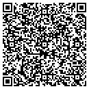 QR code with K R B V contacts