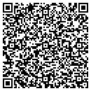 QR code with H B Towing contacts