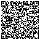 QR code with H & H Saddles contacts