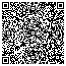 QR code with H Turner Plastering contacts
