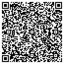 QR code with H H H Towing contacts