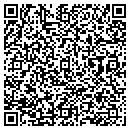 QR code with B & R Moving contacts
