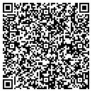 QR code with H & H Dozer contacts