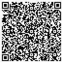 QR code with K B T V contacts