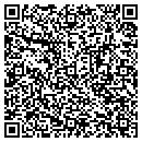 QR code with H Builders contacts