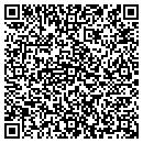 QR code with P & R Processing contacts