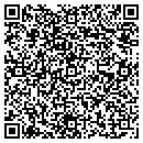 QR code with B & C Actionwear contacts