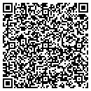 QR code with P Diamond Welding contacts