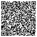 QR code with M K E contacts