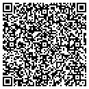 QR code with B & G Millwork contacts
