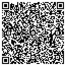 QR code with H E B Foods contacts