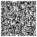 QR code with P Bonds contacts