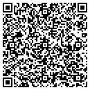 QR code with B & C Hair Design contacts