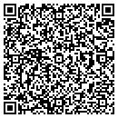 QR code with K V M Design contacts