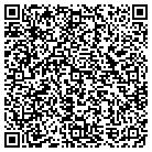 QR code with P & J Blinds and Shades contacts