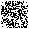 QR code with B & J contacts