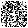 QR code with B & H contacts