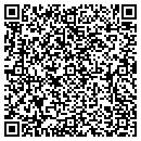 QR code with K Tattooing contacts
