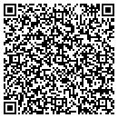 QR code with H N Lapetina contacts