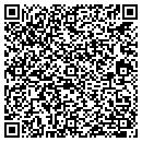 QR code with 3 Chicas contacts