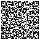 QR code with H & R Logging contacts