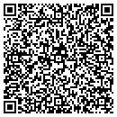 QR code with B & V Towing contacts
