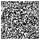 QR code with K 1 Beauty contacts