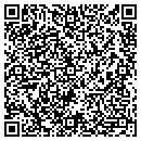 QR code with B J's Ice House contacts