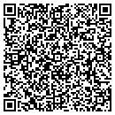 QR code with V & C Stand contacts