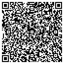 QR code with K R Washateria contacts