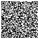 QR code with H & F Design contacts