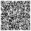 QR code with H & F Pawn contacts