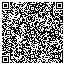 QR code with H E G Ranch contacts