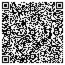 QR code with C & B Blinds contacts