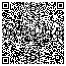 QR code with V & V Auto contacts