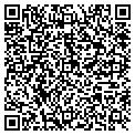 QR code with M M Donut contacts