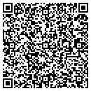 QR code with H R Shahak contacts