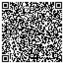 QR code with P & M Upholstery contacts