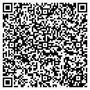 QR code with P and M Quick Stop contacts