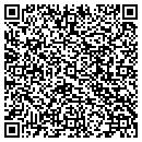 QR code with B&D Video contacts