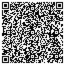 QR code with H E W Services contacts