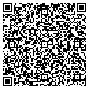 QR code with B & L The Fence Store contacts