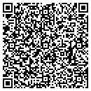 QR code with H V A C Inc contacts