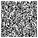 QR code with H E B Foods contacts