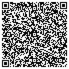 QR code with H & W Utility Contractors contacts
