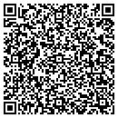 QR code with H Johnston contacts
