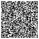 QR code with B & F Cattle contacts